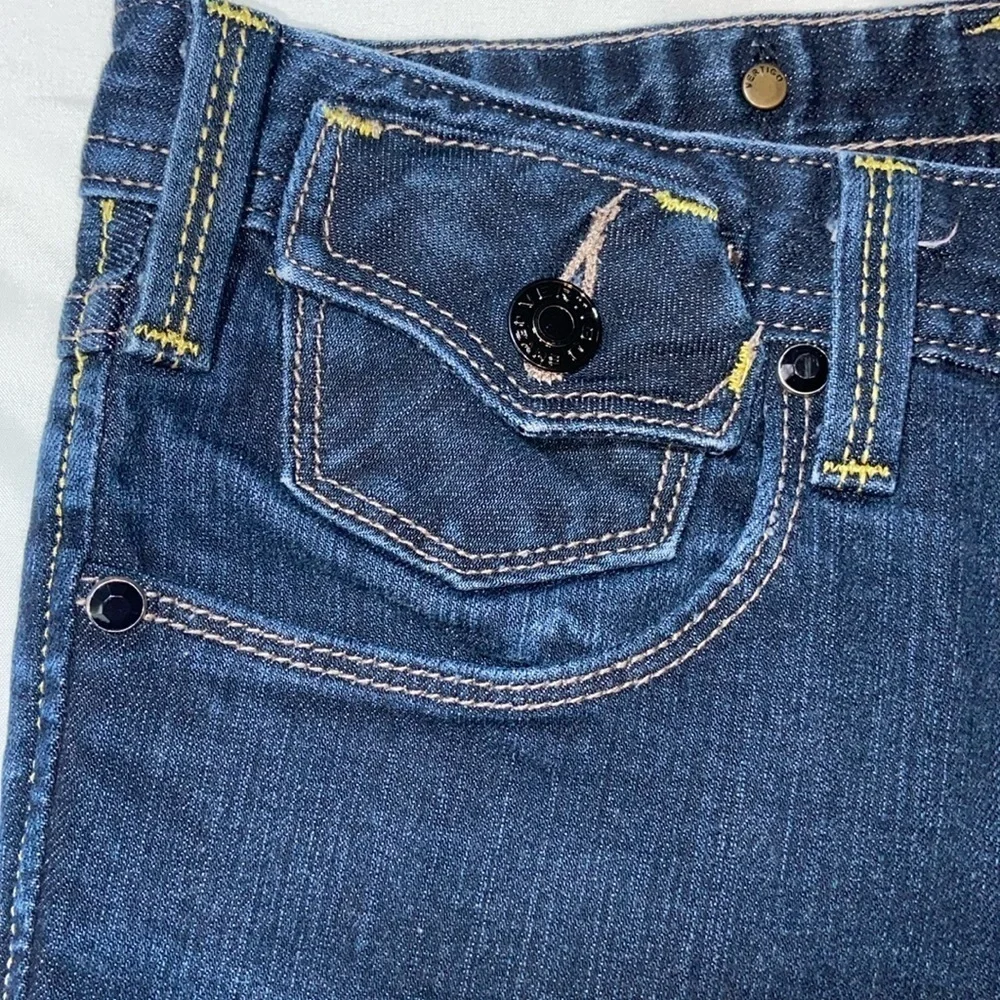 Vertigo Women’s 12 Blue Bootcut button fly Flare 5-Pocket Denim - Picture 7 of 9